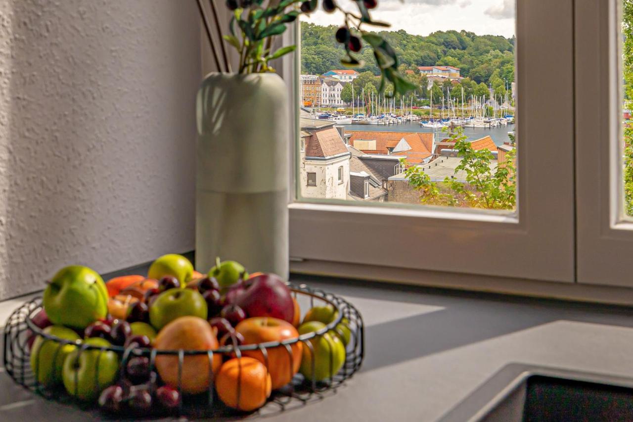 Fewo1846 - Moewensicht - Luxurioese Maisonettewohnung Mit 2 Schlafzimmern Und Hafenblick Flensburg Eksteriør bilde